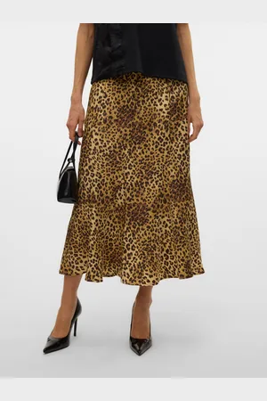 VERO MODA Waki Taille Haute Jupe Midi