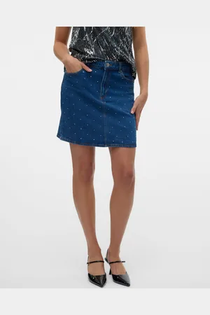 VERO MODA Tessa Taille Haute Jupe Courte