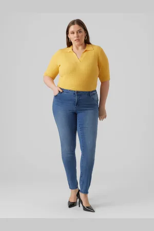 VERO MODA Cfanya Taille Moyenne Slim Fit Jeans