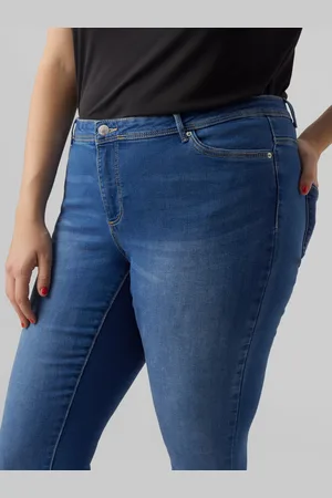 VERO MODA Cfanya Taille Moyenne Slim Fit Jeans