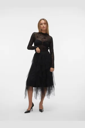 VERO MODA Eve Taille Haute Jupe Midi
