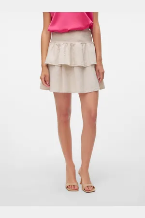 VERO MODA Luna Taille Haute Jupe Courte