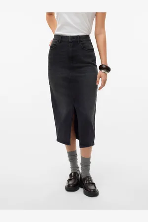 VERO MODA Natalie Taille Haute Jupe Midi