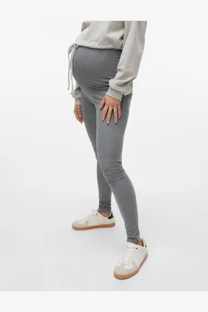 Mama;licious Pantalons Regular Fit Taille Haute