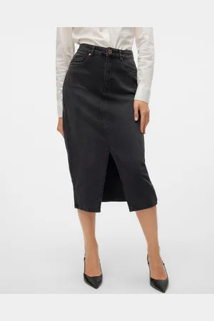 VERO MODA Veri Taille Haute Jupe Midi