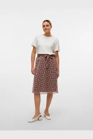 VERO MODA Clementine Taille Haute Jupe Midi