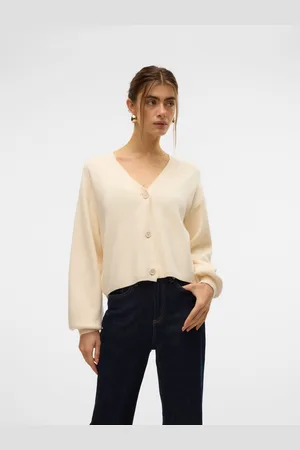 VERO MODA Gold Cardigans En Maille