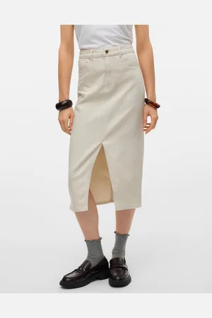 VERO MODA Veri Taille Haute Jupe Midi