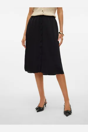 VERO MODA Sunny Taille Haute Jupe Midi