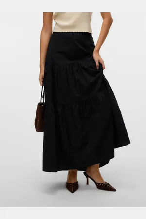 VERO MODA Tilda Taille Haute Jupe Longue