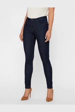 VERO MODA Seven Taille Moyenne Slim Fit Jeans