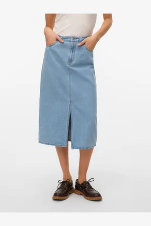 VERO MODA Veri Taille Haute Jupe Midi
