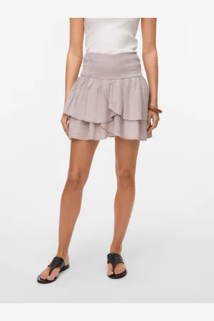 VERO MODA Linn Taille Haute Jupe Courte