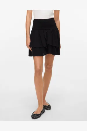 VERO MODA Linn Taille Haute Jupe Courte