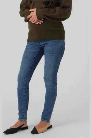 Mama;licious Jeans Regular Fit Taille Moyenne