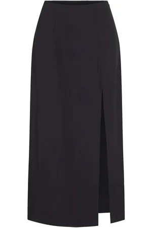 VILA Taille Haute Jupe Mi-longue