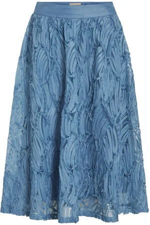 VILA Taille Haute Jupe Mi-longue