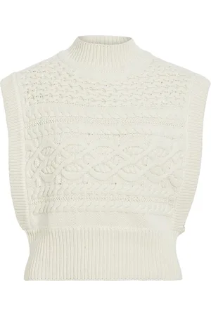 VILA Col Montant Gilet Tricoté