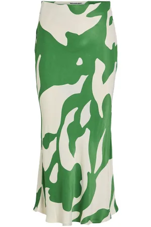 VILA Taille Haute Jupe Mi-longue