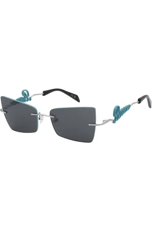 BARROW Femme SBA014 CALYPSO GLASANT S27K Lunettes de soleil Métal Violet Papillon Normale Ombré