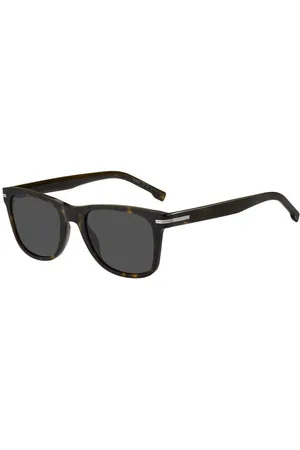 HUGO BOSS Homme BOSS 1508/S 086/IR Lunettes de soleil Bio -cicide Gris Carré