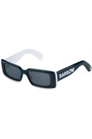 BARROW Unisex SBA007V TRIPPY 070M Lunettes de soleil Acétate Bleu Carré Normale