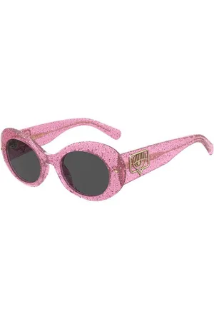 Chiara Ferragni Femme CF 7004/S QR0/IR Lunettes de soleil outlet Plastique Gris Ronde