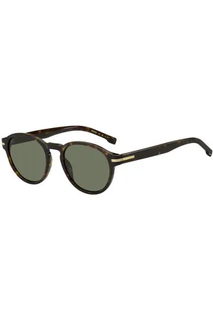 HUGO BOSS Homme BOSS 1506/S 086/QT Lunettes de soleil Bio -cicide Vert Ronde