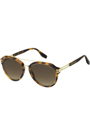 Marc Jacobs Homme MARC 585/S 2IK/HA Lunettes de soleil Acétate Marron Ronde Normale Ombré