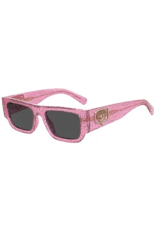 Chiara Ferragni Femme CF 7013/S QR0/IR Lunettes de soleil outlet Plastique Gris Carré Normale