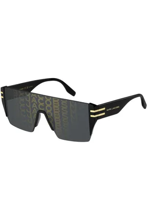 Marc Jacobs Homme MARC 712/S NZU/7Y Lunettes de soleil Acétate Gris Masque Normale Décoration
