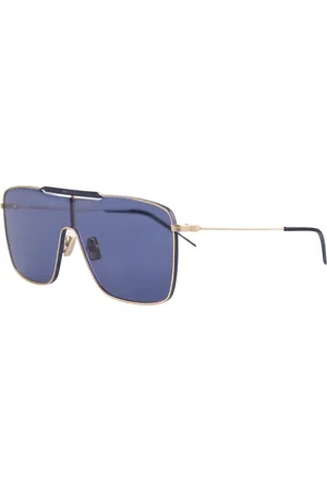 Italia Independent Unisex LOYD 0321 120.000 Lunettes de soleil de sortie Métal Bleu Masque