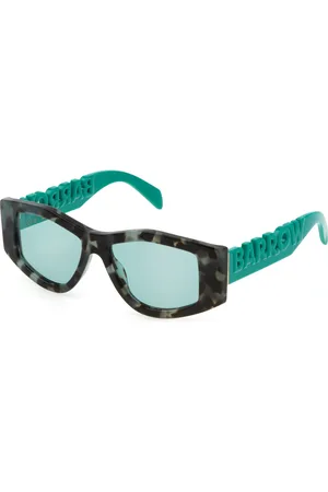 BARROW Unisex SBA004V STANDOUT 05AQ Lunettes de soleil Acétate Bleu Géométrique Normale