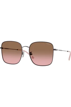 vogue Femme VO4327SD 514914 Lunettes de soleil Métal Rose Carré Normale Ombré