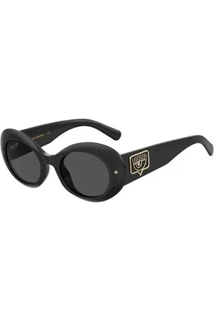 Chiara Ferragni Femme CF 7004/S 807/IR Lunettes de soleil outlet Plastique Gris Ronde