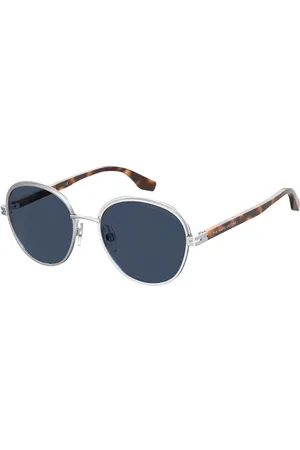 Marc Jacobs Homme MARC 532/S 8JD/KU Lunettes de soleil Métal Bleu Ronde Normale