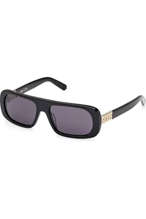 GCDS Unisex GD0039 01A Lunettes de soleil Acétate Gris Géométrique Normale