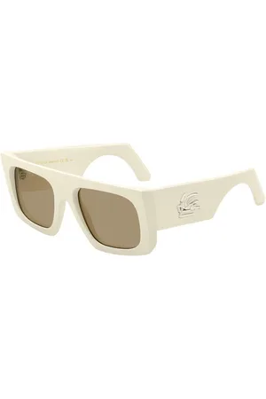 Etro Unisex SCREEN SZJ/70 Lunettes de soleil Plastique Marron Carré Normale