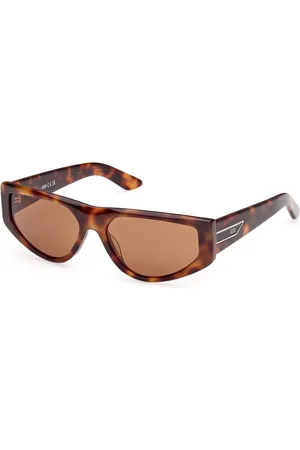 GCDS Femme GD0055 52E Lunettes de soleil Acétate Géométrique Normale