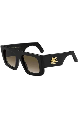 Etro Unisex SCREEN 807/HA Lunettes de soleil Plastique Marron Carré Normale Ombré