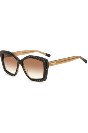 Missoni Femme MIS 0187/G/S VH8/HA Lunettes de soleil Acétate Marron Géométrique Ombré