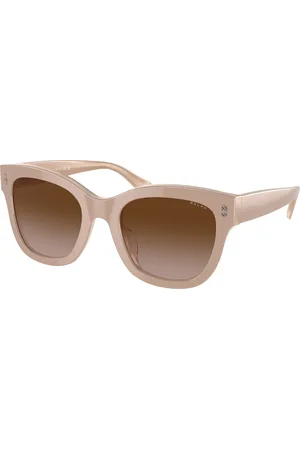 Ralph Lauren Femme RA5301U 606313 Lunettes de soleil Acétate Marron Ronde Normale Ombré