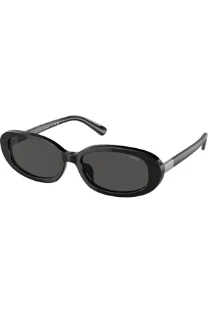 Ralph Lauren Femme PH4198U 500187 Lunettes de soleil Acétate Gris Ronde Normale