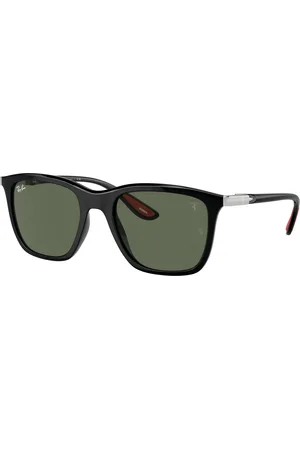 Unisex RB4433M F60171 Lunettes de soleil Nylon Vert Carré Normale