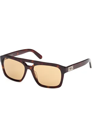 GCDS Unisex GD0058 52J Lunettes de soleil Acétate Carré Normale