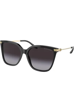 Ralph Lauren Femme RL8209 THE JACQUIE 50018G Lunettes de soleil Acétate Gris Géométrique Normale Ombré