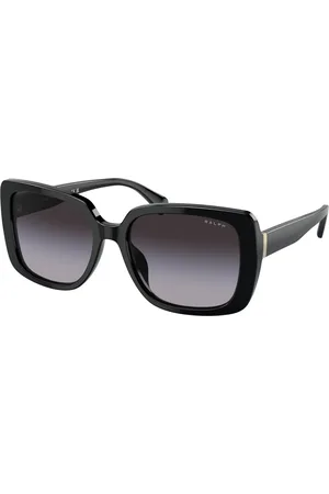 Ralph Lauren Femme RA5298U 50018G Lunettes de soleil Acétate Gris Carré Normale Ombré