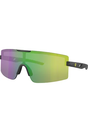 FERRARI Homme FZ6008U 516/M2 Lunettes de soleil Injecté Vert Carré Normale