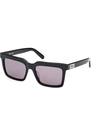 GCDS Unisex GD0041 01A Lunettes de soleil Acétate Gris Carré Normale