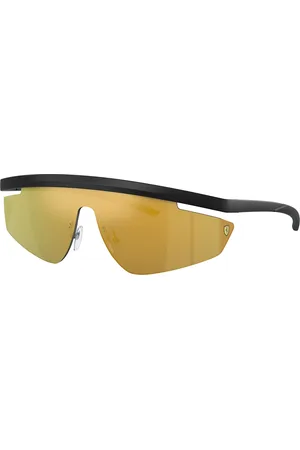 FERRARI Unisex FZ6001 504/7P Lunettes de soleil Injecté Or Géométrique Normale Miroir